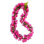 Let this bright pink silk rosebud lei do the talking for you!